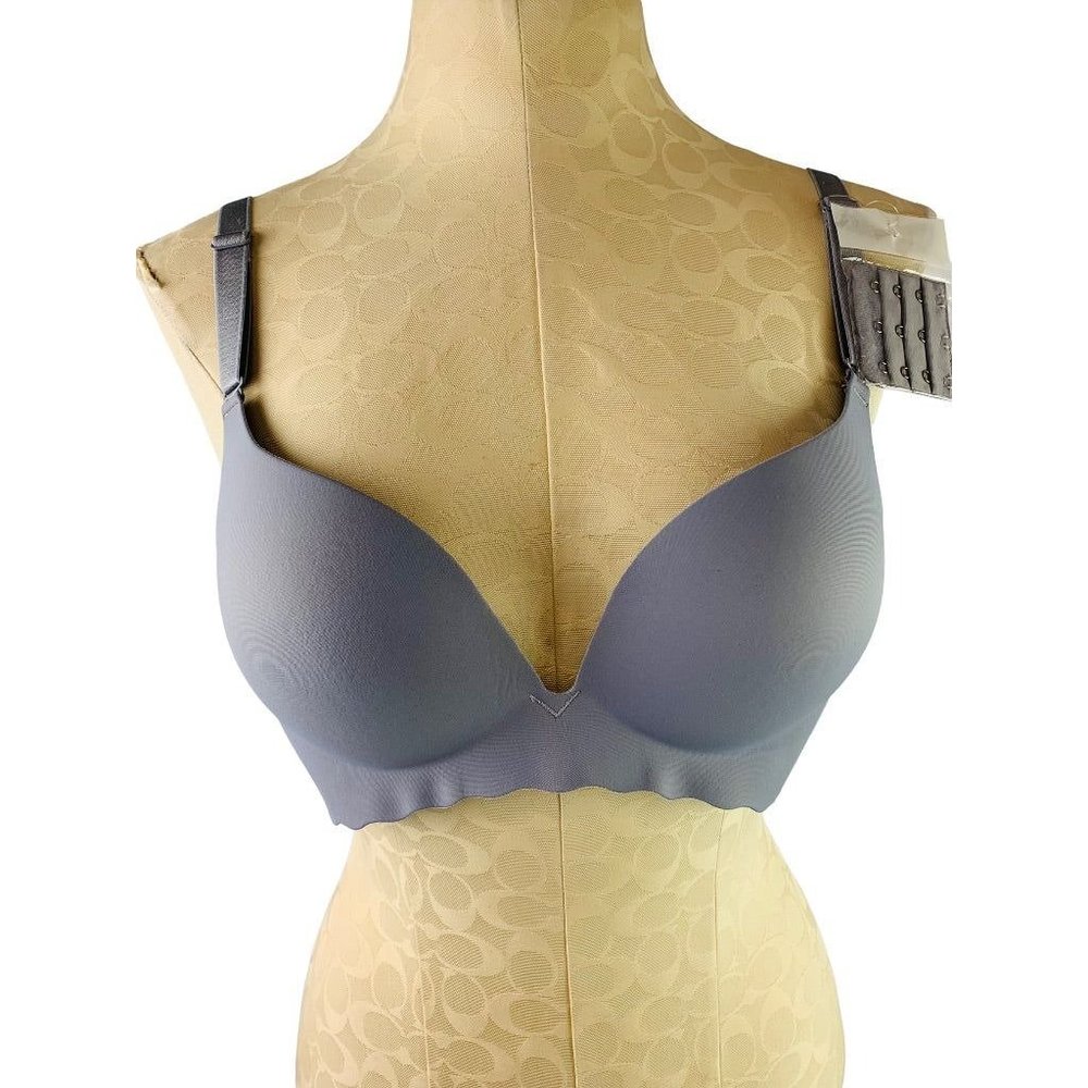 38B Unbranded Purple Wirefree Padded Bra with Extender New